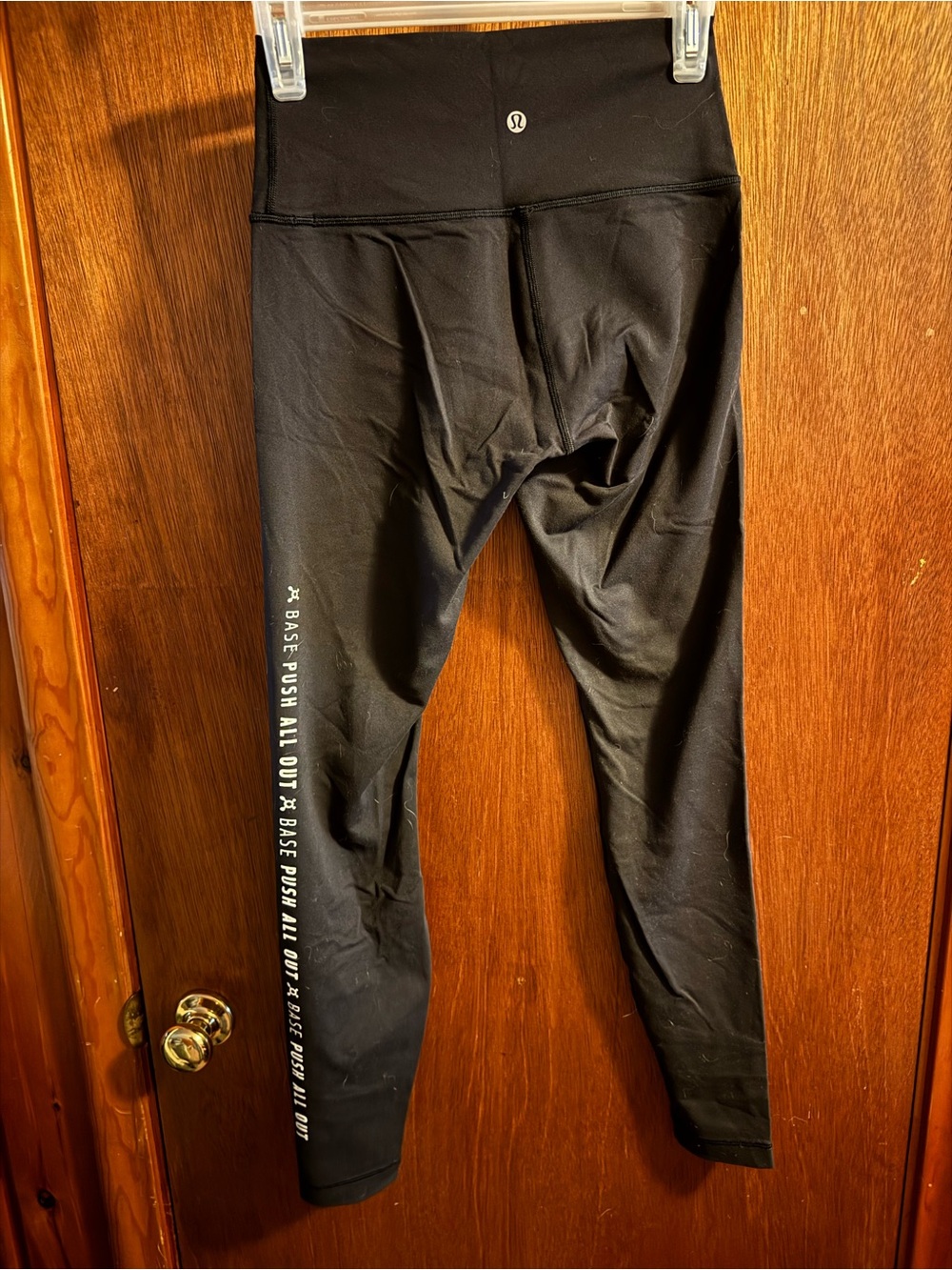 Lululemon Black High-Rise Leggings - Orangetheory Collab